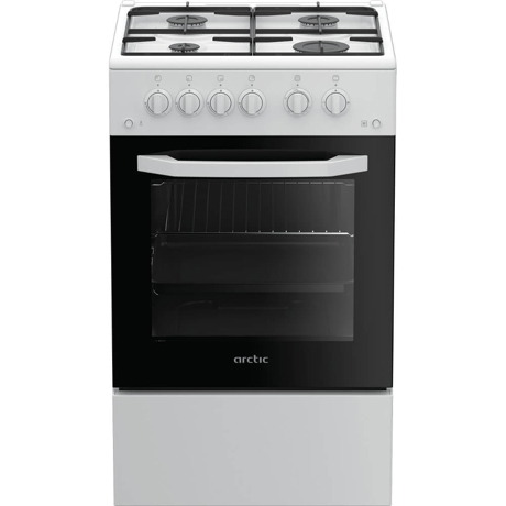 Aragaz Arctic AGM5511DTTL, Gaz, 4 arzatoare, Aprindere electrica, Grill, 50X50 cm