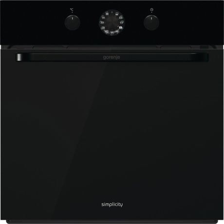 Cuptor incorporabil Gorenje BO74SYB, 71 L, Control mecanic, Autocuratare AquaClean, Grill, Negru