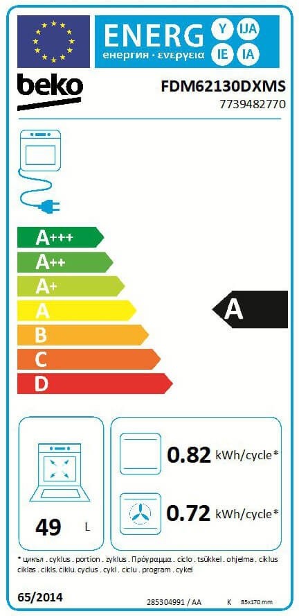 Aragaz Beko FDM62130DXMS