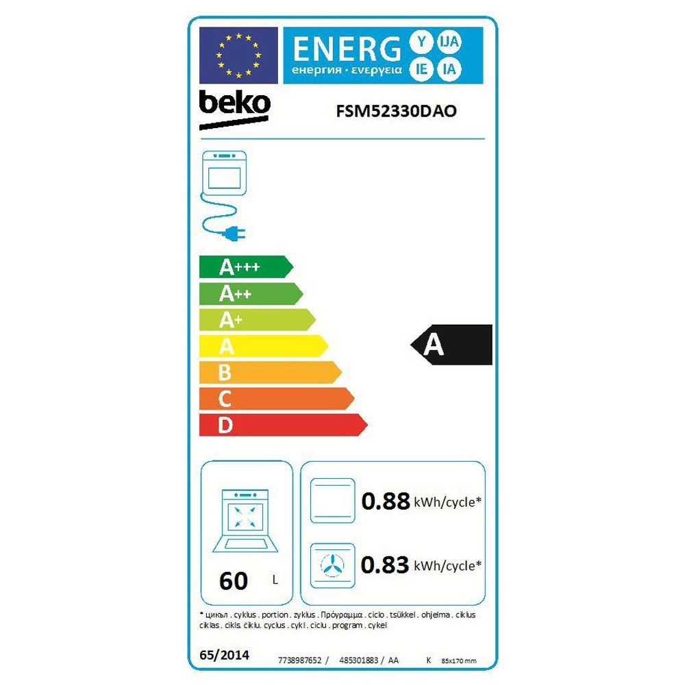 Aragaz Beko FSM52330DAO