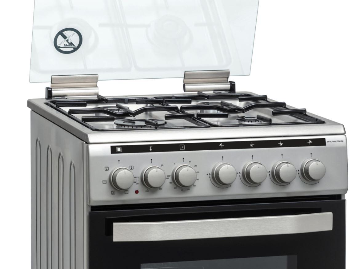 Aragaz mixt Heinner HFSC-V60LITGC-SL
