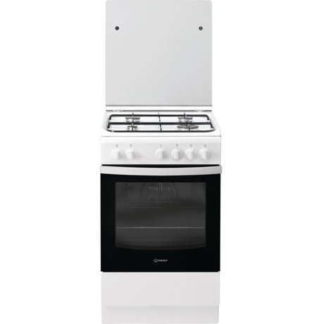 Aragaz Indesit IS5G0PMWE, Gaz, 4 arzatoare, 59 L, 50x60 cm, Alb