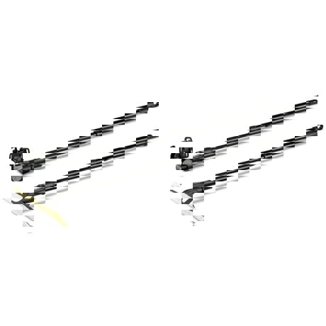 Set de prelungire Karcher 26331440 pentru aspiratorul de geamuri, 06-1.5 m, Tija telescopica, Husa microfibra, Compatibil aspiratoare geamuri Karcher 