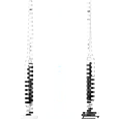 Aspirator vertical multifunctional cu acumulatori 2 in 1 Bosch Athlet BCH65RT25, SensorBagless™, 0.9 l, 25.2 V, Li-Ion, Aut. 75 min, Alb