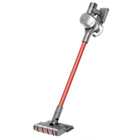 Aspirator vertical Xiaomi Dreame T20, 25.2 V, 0.6L, Autonomie 70 de minute (max.), Filtrare ciclonica, Rosu/argintiu