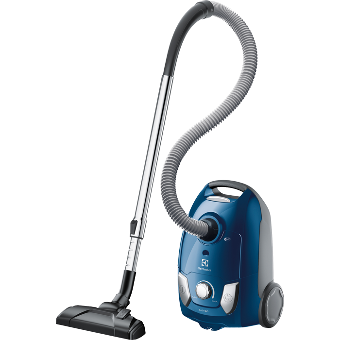 Aspirator cu sac Electrolux EasyGo EEG41CB, 750 W, 3 L, Perie DustPro, Filtru H12 lavabil, Tub telescopic, Albastru