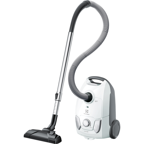 Aspirator cu sac Electrolux EasyGo EEG41IW, 750 W, 3 L, Perie DustPro, Perie 2in1, Perie praf, Filtru H12 lavabil, Tub telescopic, Alb