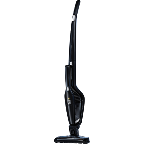 Aspirator vertical 2-in-1 Electrolux Ergorapido Classic EERC72EB, 0.5 L, 14.4 V, Autonomie 30 min., Acumulator Li-Ion, Filtru lavabil, Filtrare ciclonica, Negru