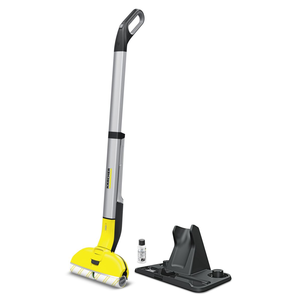 Curatitor de suprafete dure Karcher FC 3 Cordless *EU 10553000, 0.36 L/0.14 L, 7.2 V, Autonomie 20 min., Role microfibre, Litiu-Ion, Gri/Galben