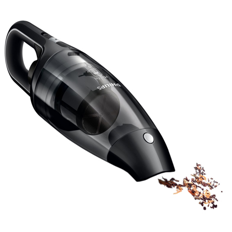 Miniaspirator auto Philips Mini Vac FC6141/01, 120 W, 0.5 l, Negru