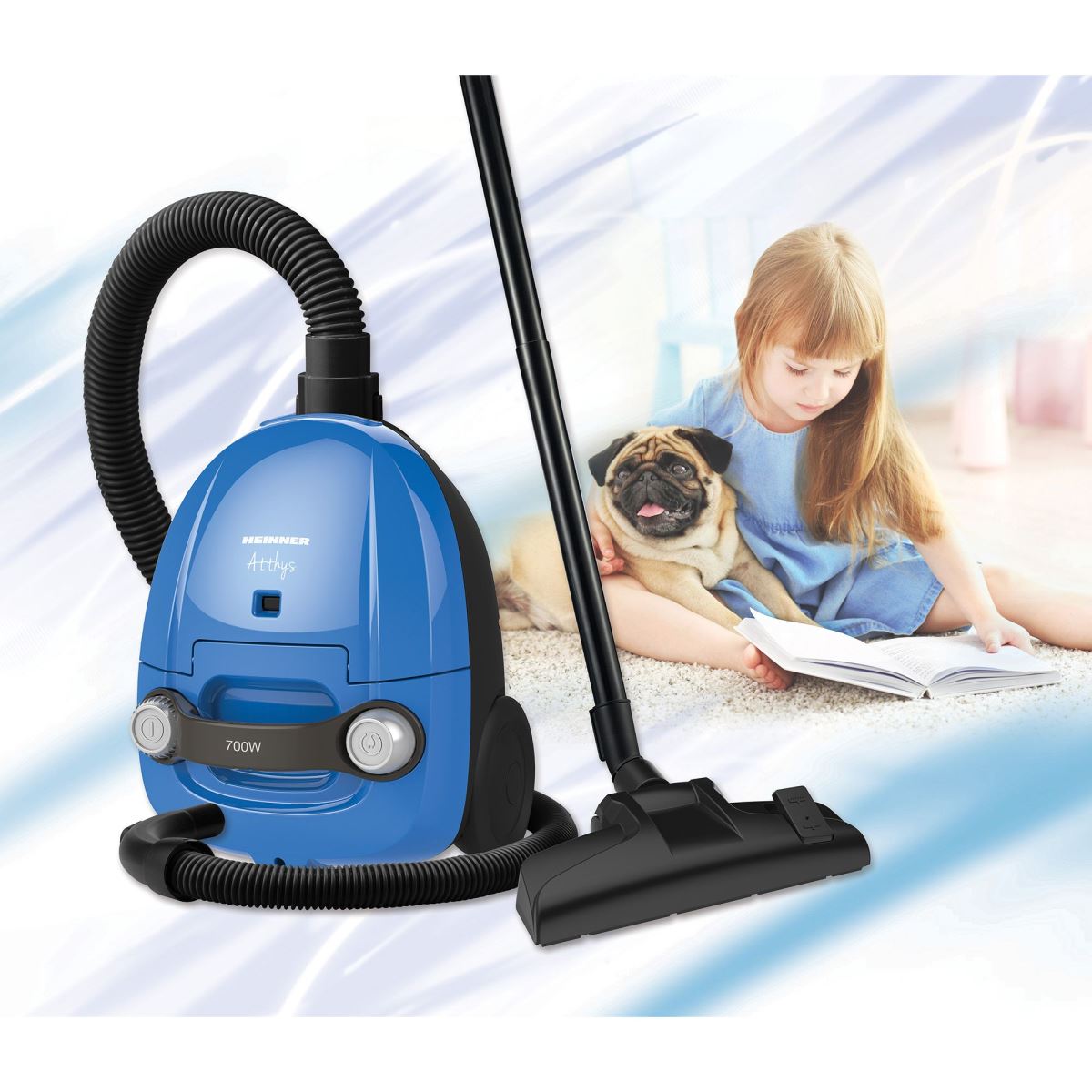 Aspirator cu sac Heinner HVC-M700BL