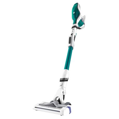 Aspirator vertical Rowenta Air Force Flex 560 RH9472WO, 0.65 L, Autonomie 35 de min. (max.), Cap de aspirare Power Slim, Perie Mini Electro, Alb/verde Toyboy