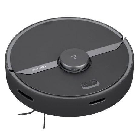 Aspirator Xiaomi Roborock S6 Pure Black, 0.48L/0.14L, Wi-Fi, Navigare laser, Functie mop, Autonomie 2.5 ore (maxim), Negru