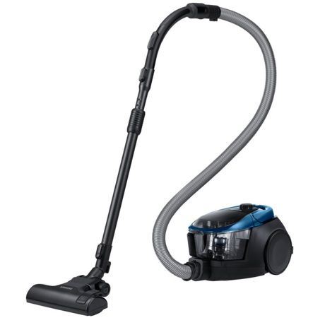 Aspirator fara sac Samsung VC07M3150VU, 750 W, 2 l, Negru/Albastru