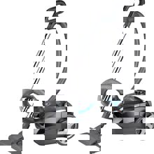 Aspirator cu sac Vortex VO4501, 2 L, 750 W, Filtru HEPA, Perie de podea, Perie pentru parul animalelor, Perie canapele, Negru/albastru