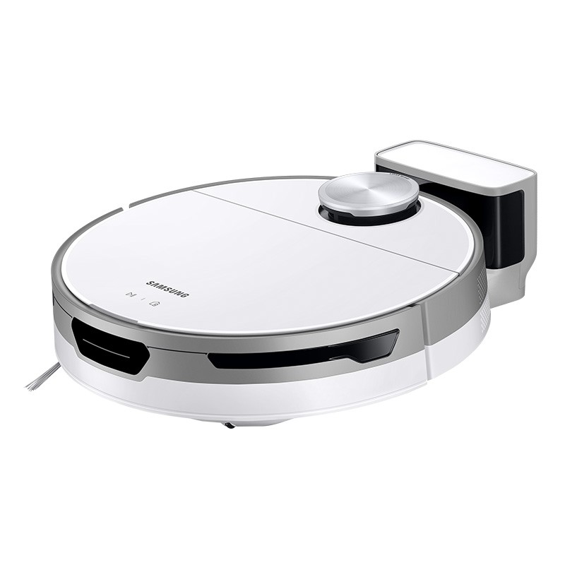 Aspirator Robot Samsung JetBot VR30T80313W, 60W, Digital Inverter, Senzor trepte, Wi-Fi, Aspirare uscată, 0.4L, Alb