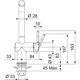 Baterie Franke Active Plus Extractibil Oyster 115.0653.389