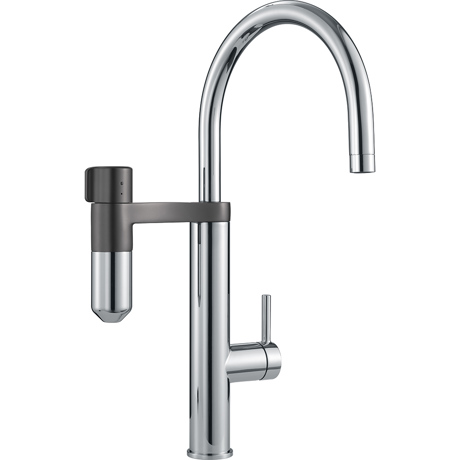 Baterie Franke Vital, Monocomanda, Sistem de filtrare apa, Crom/Gun metal 120.0621.229