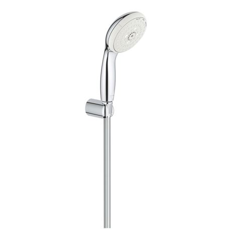 Set dus Grohe Tempesta 100, Cu suport de perete, 3 jeturi, 27849001
