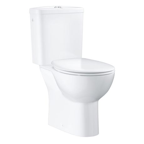 Set vas WC Grohe Bau Ceramic, Cu rezervor si capac soft close, Alb, 39347000