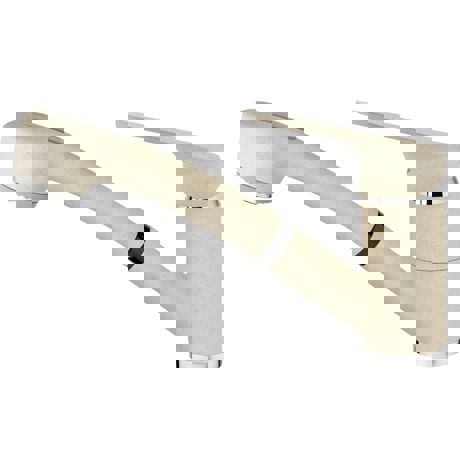 Baterie de bucătărie Teka MTP 978, Sistem extractibil 2 funcţii de jet aerat, Teavă joasă, Aerator anticalcar, Cartuș de 40 mm, Topaz beige, 46978020T