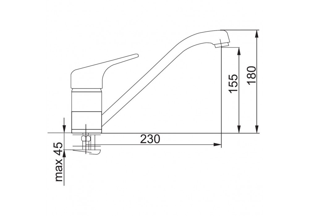 Bateria Franke Giada 115.0027.736, Monocomanda, Satin