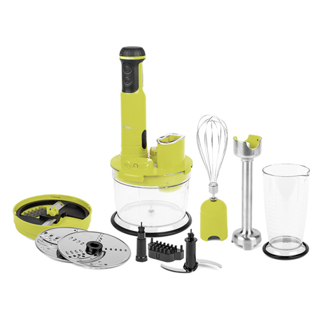 Mixer vertical multifunctional Oursson HB6070/GA, 6 in 1, 600 W, Verde lemon