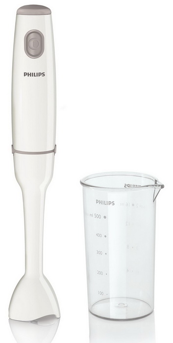 Blender de mana Philips HR1600/00, 550 W, 0.5 l, Alb