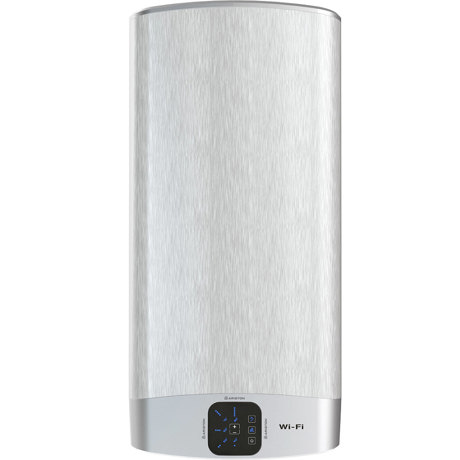 Boiler electric Ariston Velis Wi-Fi 100 EU, 100 L, 2x1500 W, Functie Eco Vevo, Conexiune Wi-Fi, Display, Argintiu 3626325