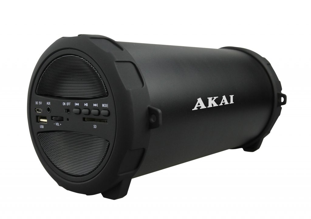 Boxa portabila Akai ABTS-11B, 10 W, SD, USB, Bluetooth, FM Radio, Aux-in, Negru
