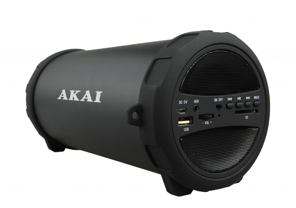 Boxa portabila Akai ABTS-11B, 10 W, SD, USB, Bluetooth, FM Radio, Aux-in, Negru