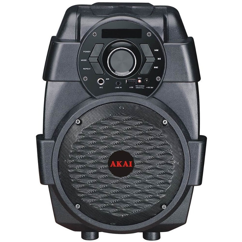 Boxa portabila AKAI ABTS-806, 10 W, Karaoke, Bluetooth, Negru