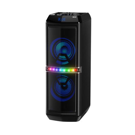 Boxa AKAI ABTS- 82, Bluetooth, USB, FM, AUX, Karaoke, 60W, Negru 