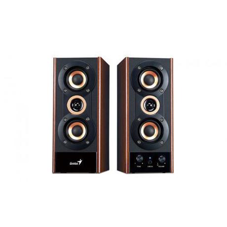 Boxe Genius SP-HF800A 2.0 20W Black & Cherry Tip sistem 2.0