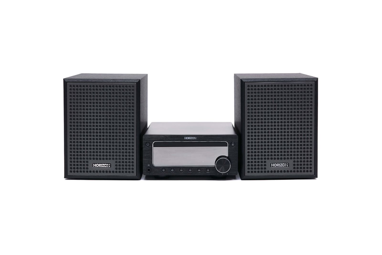 Micro sistem Hi-Fi Horizon HAV-M7700, 50W (25W x2), AUX, CD, USB, Bluetooth 3.0, FM Digital Radio, Timer, Telecomanda, Display VFD, Negru