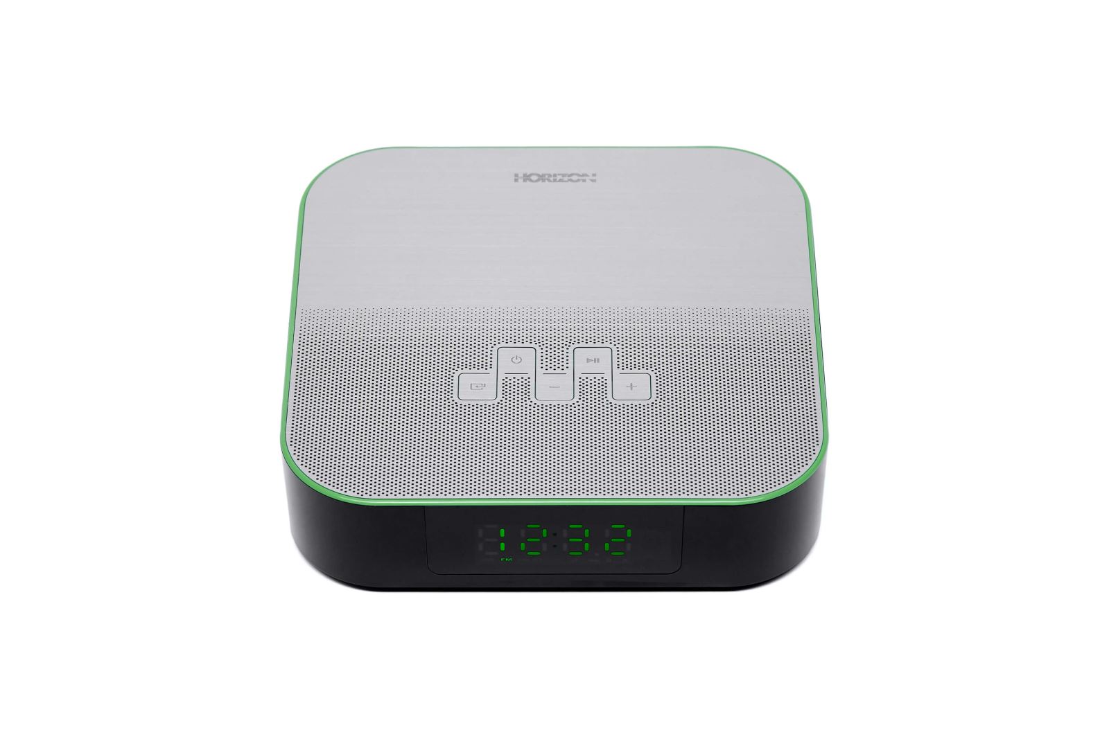 Radio Clock Horizon HAV-P4180, 6W (3W x2), AUX, USB Media Player & Charger, Bluetooth 3.0, FM Digital Radio, Dual Alarm, Telecomanda, Display LED, Argintiu