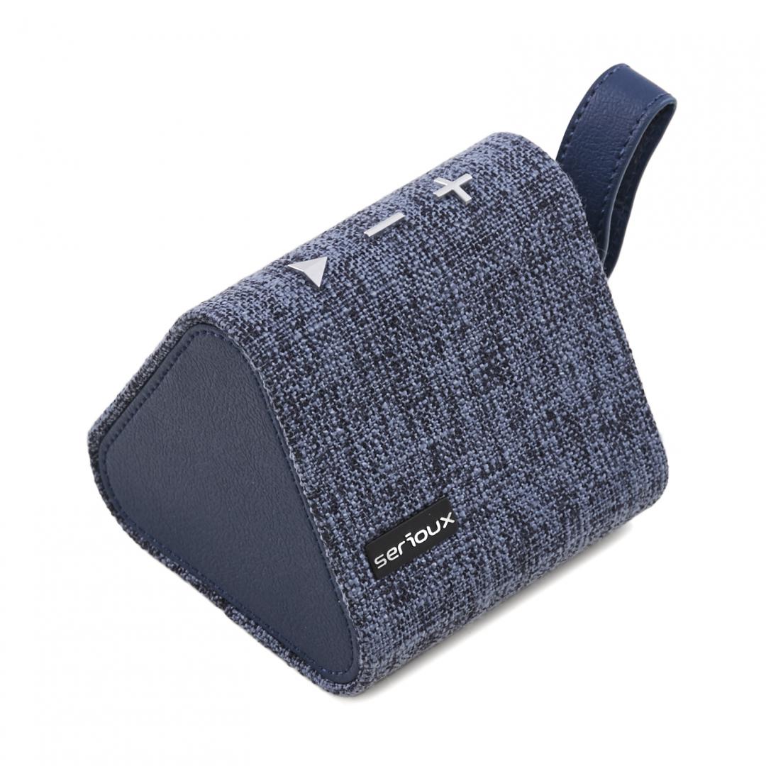 Boxa portabila bluetooth Serioux, WAVE PRISM 3W, albastru