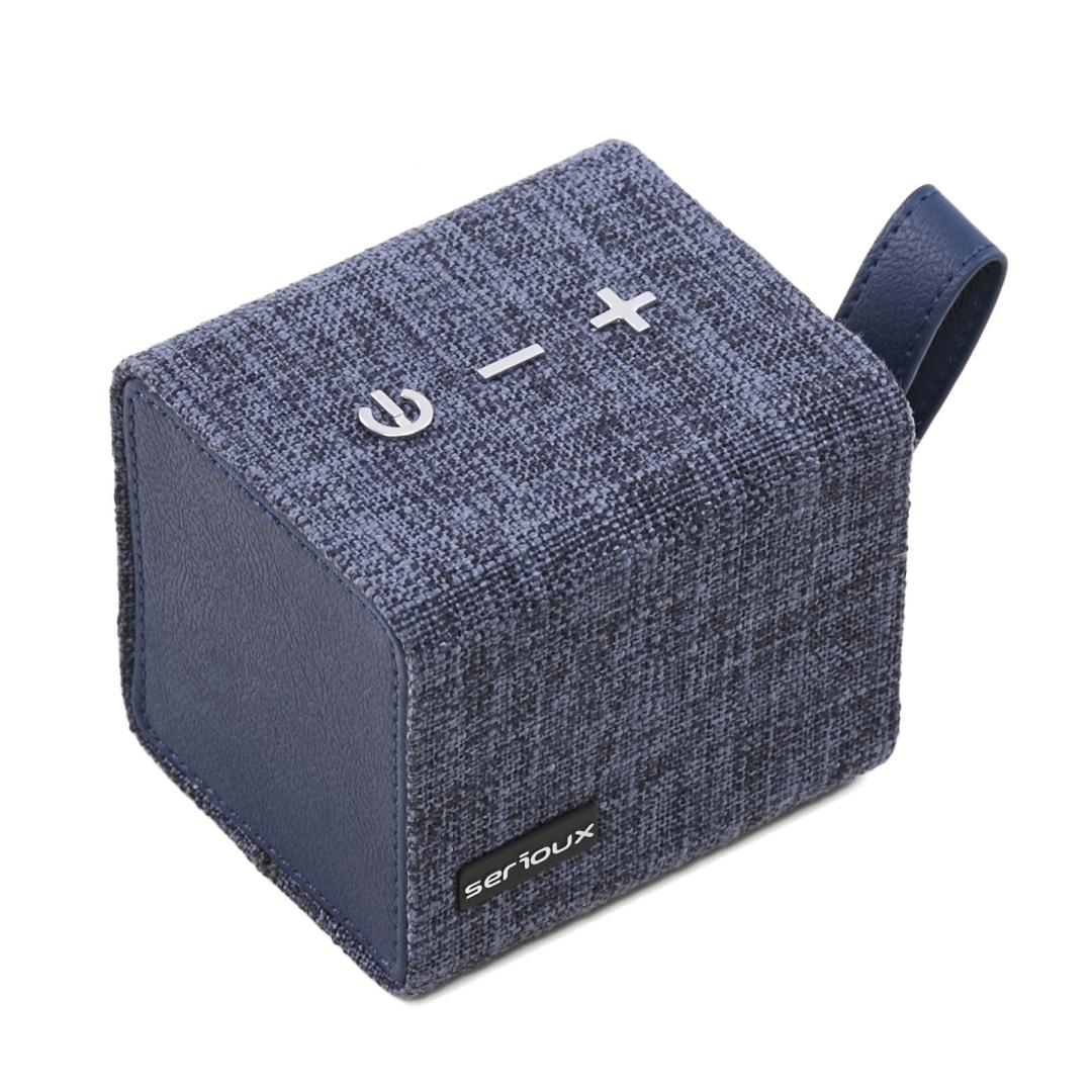 Boxa portabila bluetooth Serioux, WAVE CUBE 3W, albastru
