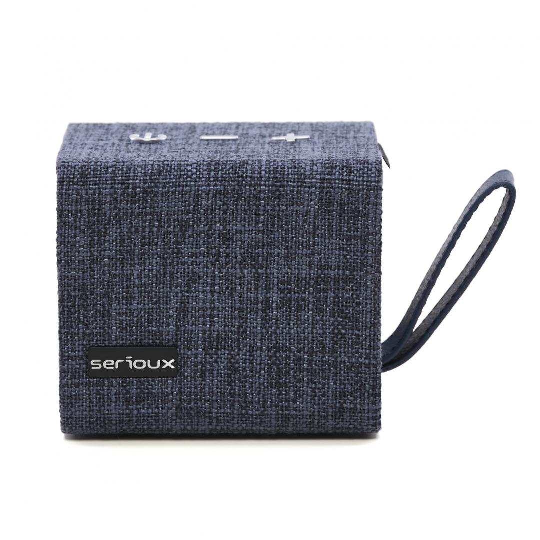 Boxa portabila bluetooth Serioux, WAVE CUBE 3W, albastru