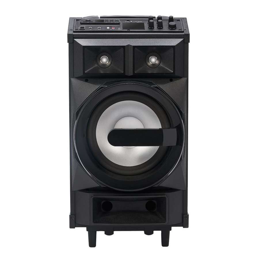 Boxa trolley Serioux SRXTSLY130W, 130W RMS, Bluetooth, USB, SD, Radio FM, AUX, PC in, Port micron + chitara, Display LED, Microfon inclus, Negru