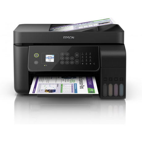 Multifunctional inkjet color Epson EcoTank CISS L5190, A4, Fax, Printare borderless, USB, Retea, Wi-Fi