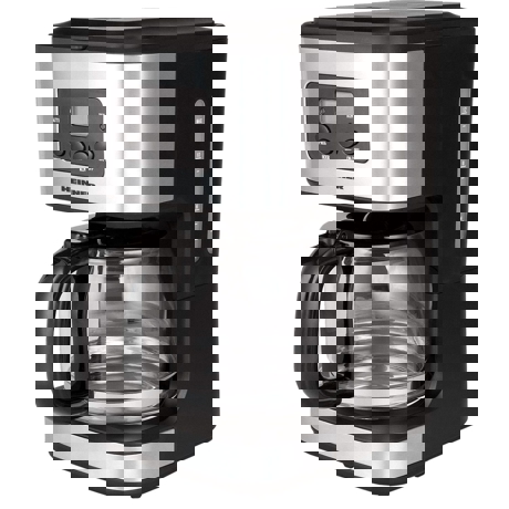 Cafetiera Heinner HCM-D915, 900W, 1.5L, Timer electronic, Negru/Inox