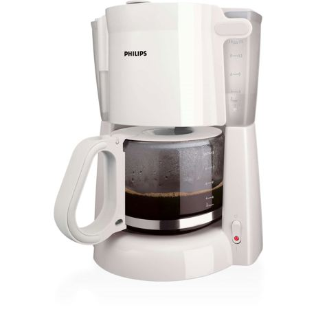 Cafetiera Philips Daily Collection HD7448/00, 1000W, 1.3 l, Alb