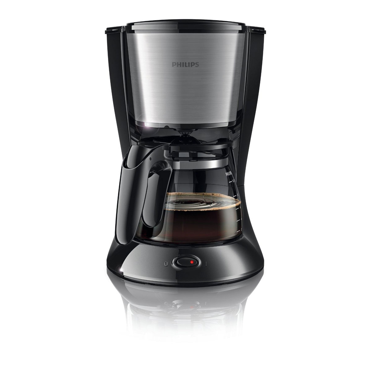 Cafetiera Philips Daily Collection HD7457/20, V W, 1.2 l, Negru/Inox