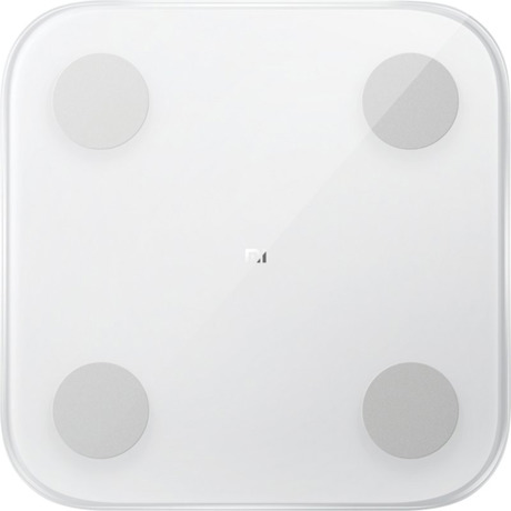 Cantar Xiaomi Mi Body Composition Scale 2, 150 kg, Bluetooth, Sticla securizata, Alb