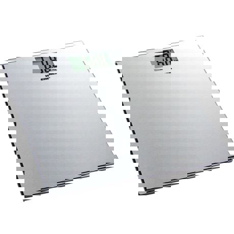 Cantar de baie Heinner HBS-180SS, 180KG, 30 X 30 cm, Display LCD, Platforma Inox