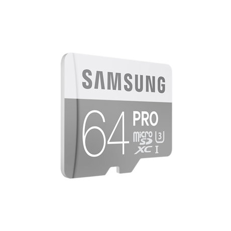 Card memorie MicroSD Samsung, 64GB, PRO U3, MB-MG64EA/EU, Clasa 10, UHS-I