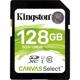 Card de Memorie SDXC Kingston 128GB, Clasa 10, UHS-I, 80MB/s read 10MB/s write