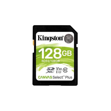 Card de Memorie SD Card Kingston, 128GB, Canvas Select Plus, Clasa 10 UHS-I, R/W 100/85 MB/s, Format: exFAT