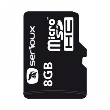 Card memorie Serioux Micro SDHC 8GB Clasa 4 + Adaptor SD